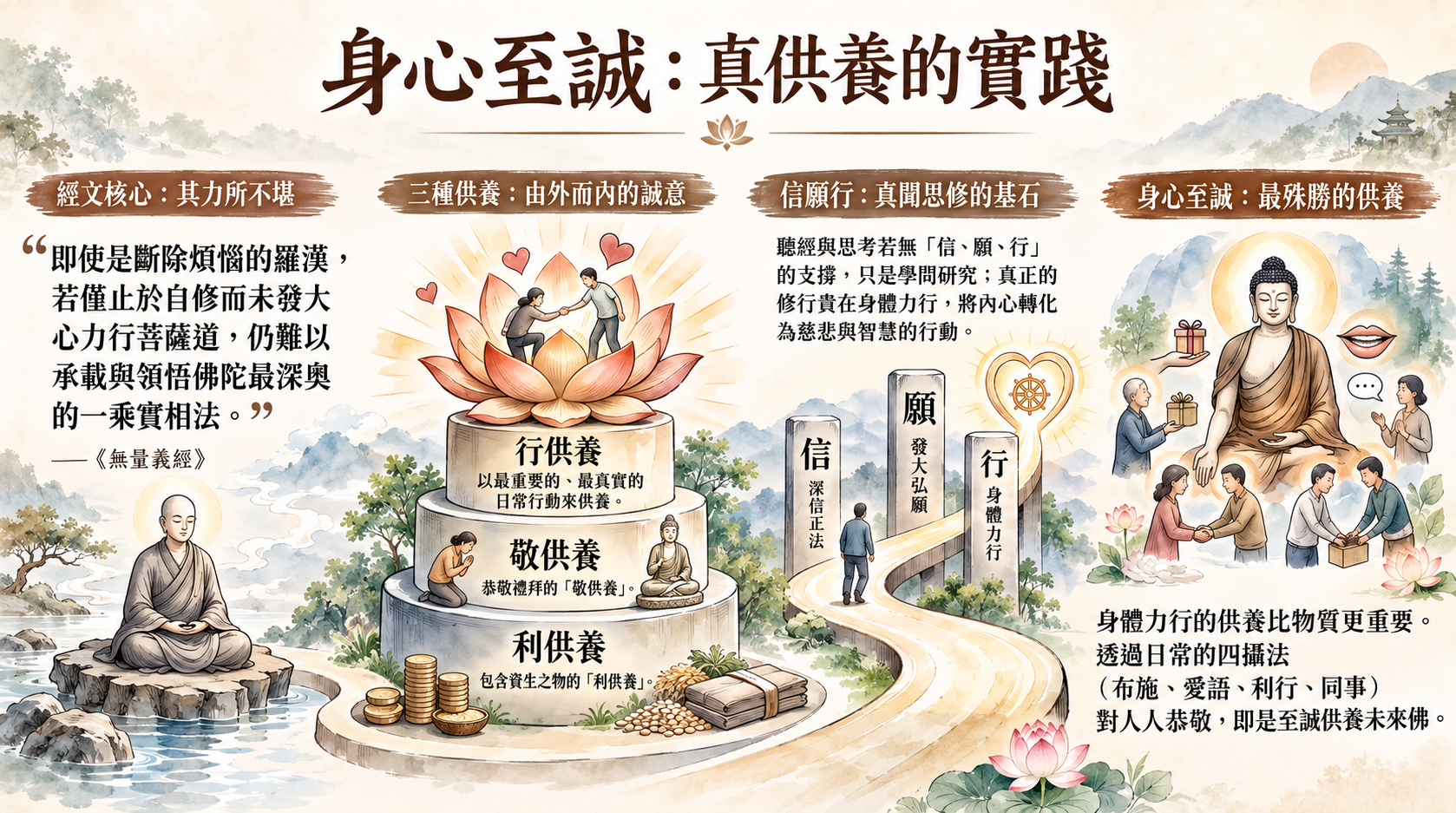 20261002-20200323《法華經 方便品》 – 第213集身心至誠行供養notebooklm